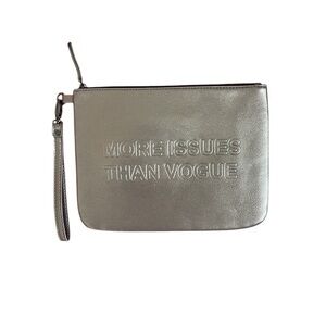 More issues than vogue Silver Clutch Bag